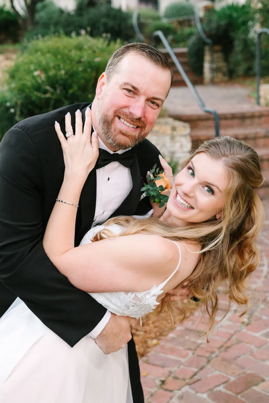Luke and Jessica Kilpatrick on their wedding day, December 6, 2025, Monterey